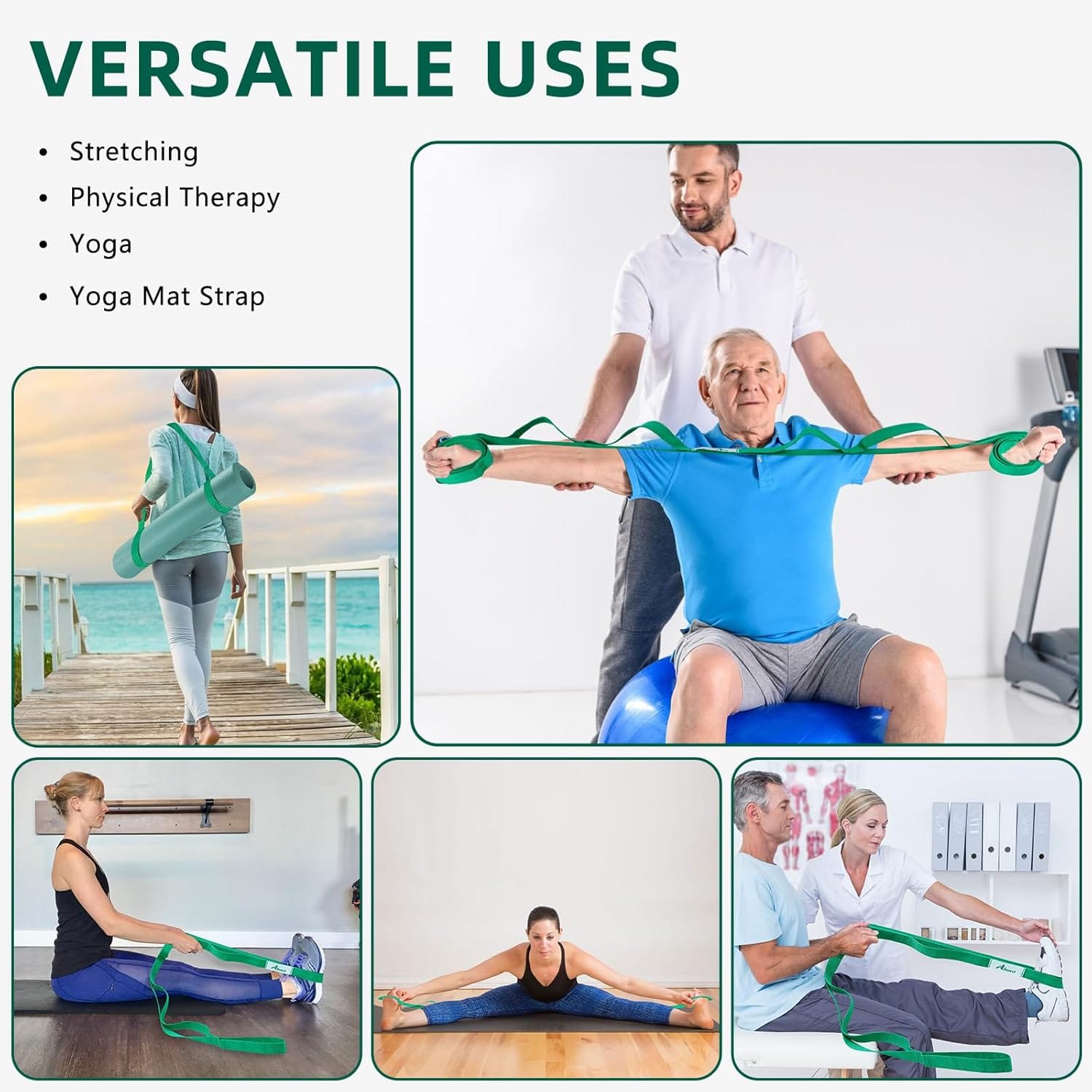 Stretching Strap for Flexibility & Mobility Training - Image 5