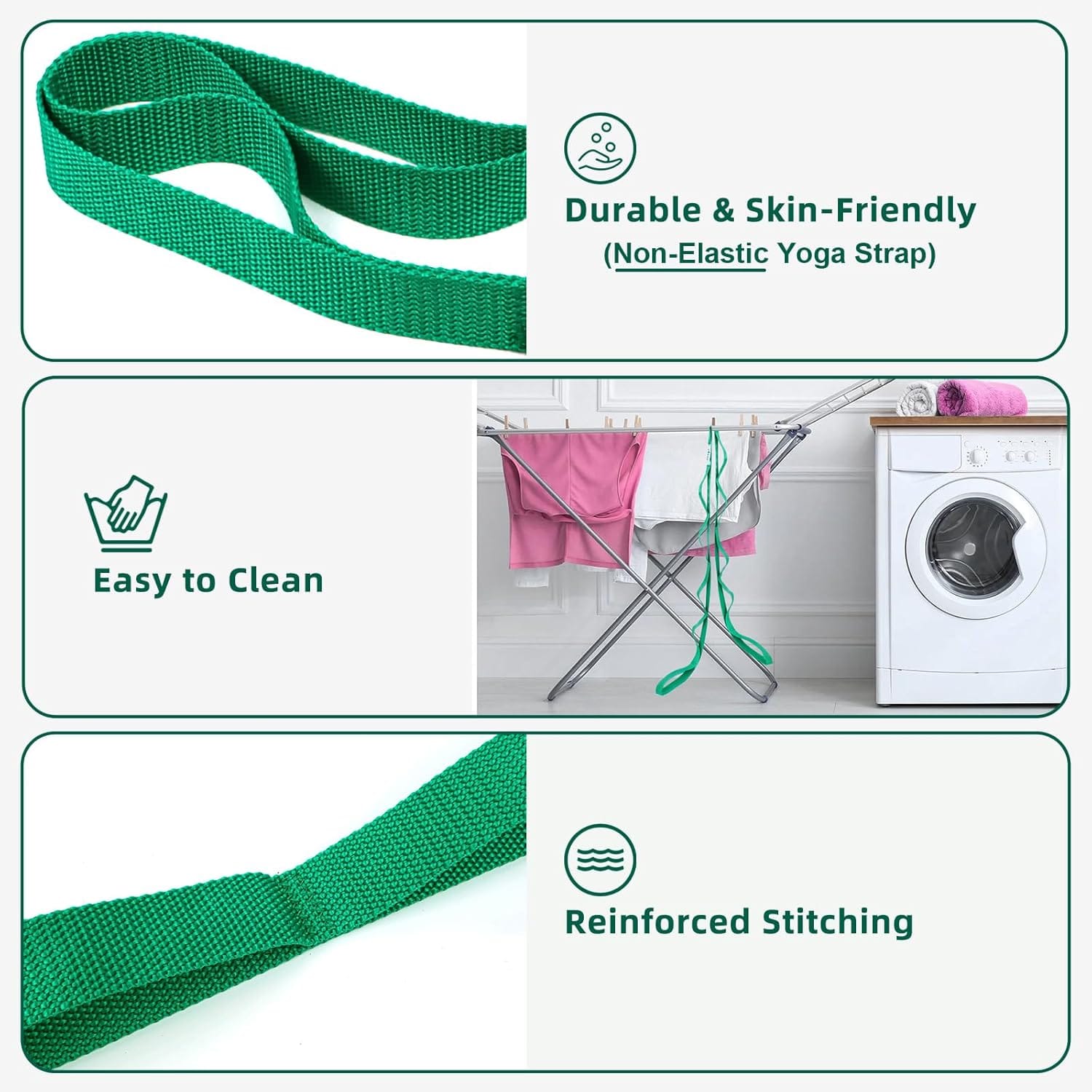 Stretching Strap for Flexibility & Mobility Training - Image 2