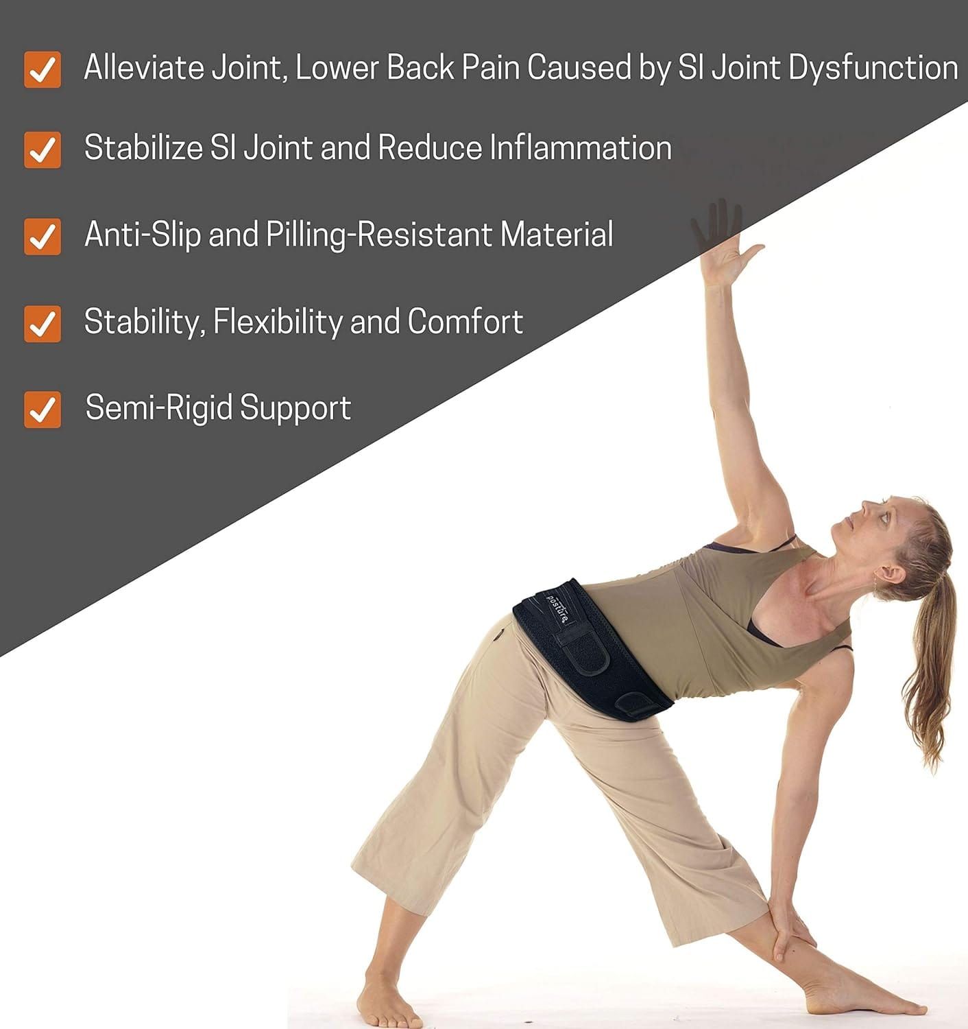SI Joint Belt for Pelvic & Lower Back Support - Image 8